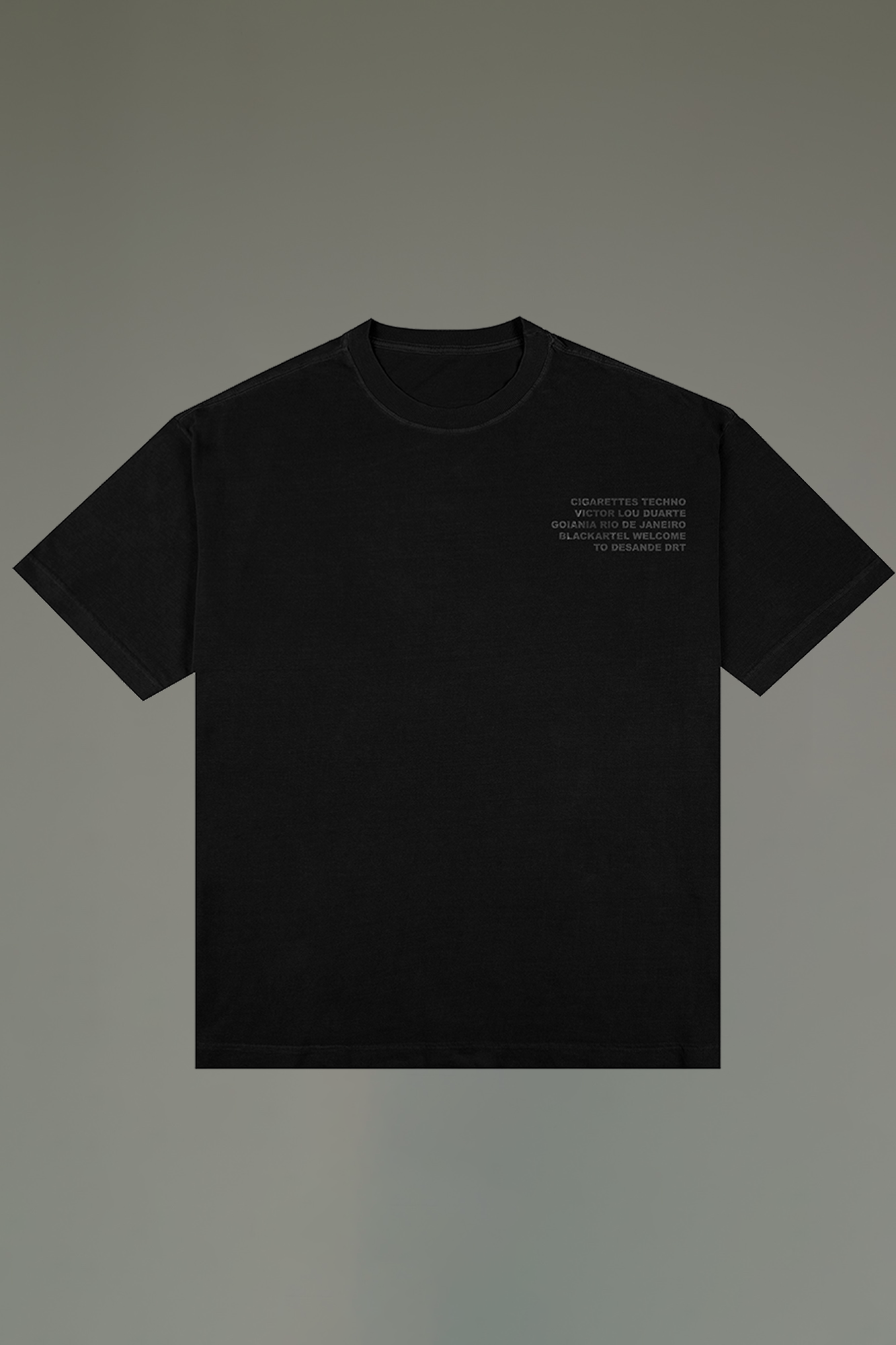 Camiseta Oversized - Techno Cigarettes "CHAINZ"