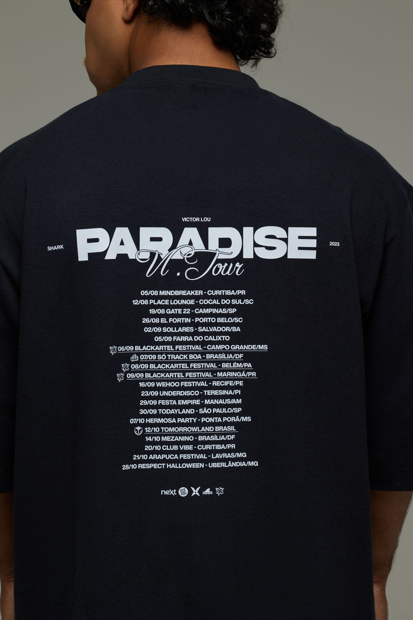 Camiseta Oversized - Paradise Tour