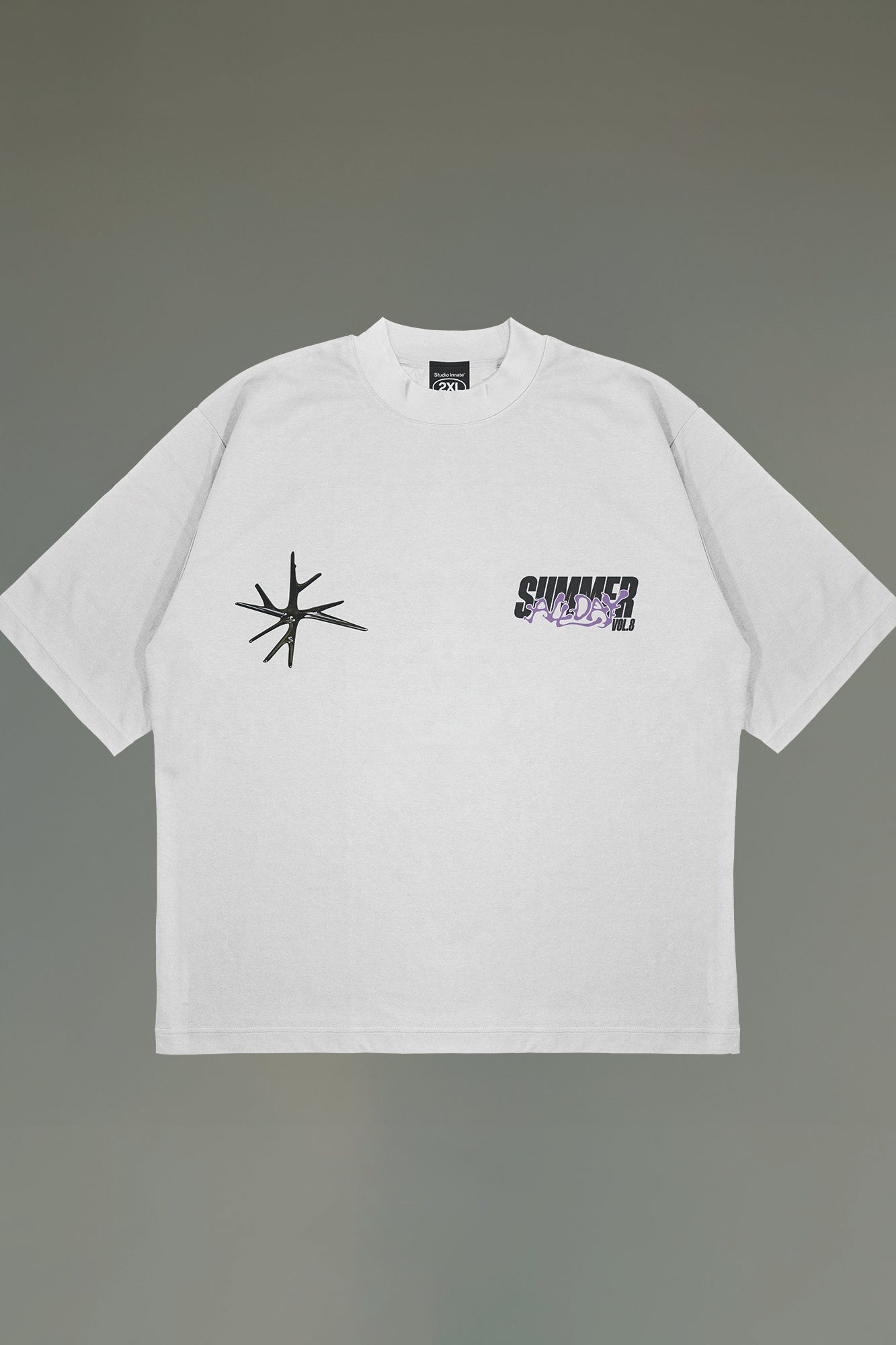 Camiseta Oversized  - Summer All Day VOL.8 Branca